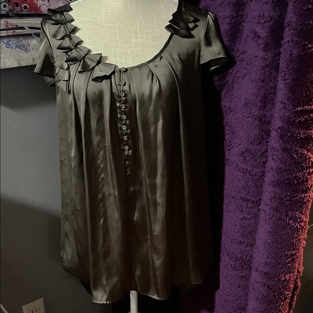 Elegant Satin Women Top, Gap XL
